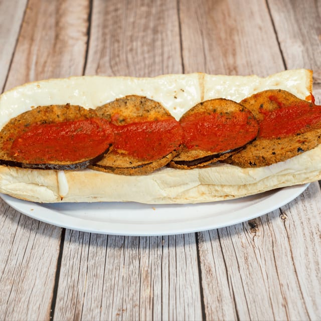 Eggplant Parmigiana Sub.
